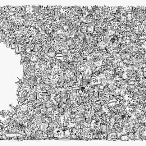 GROOT Doodle Inkleur 002